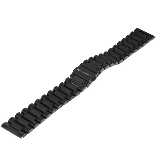 Купить Ремешок Lyambda универсальный 20 мм черный  9252339. Характеристики, отзывы и цены в Донецке