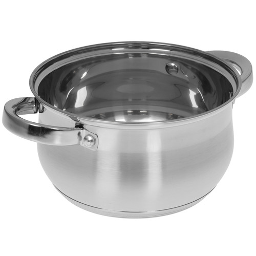 Купить Кастрюля Appetite Elisa JL03253 2.5 л 18 см серебристый  9294699. Характеристики, отзывы и цены в Донецке
