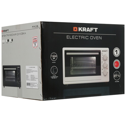 Купить Мини-печь Kraft KF-MO 270 серый  9229282. Характеристики, отзывы и цены в Донецке