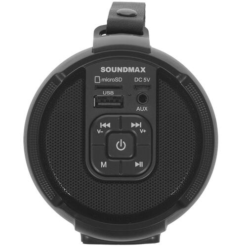 Купить Портативная колонка Soundmax SM-PS5020B, черный  4858325. Характеристики, отзывы и цены в Донецке