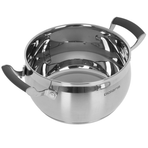 Купить Кастрюля Polaris Mela-20C 4 л 20 см серебристый  9342384. Характеристики, отзывы и цены в Донецке