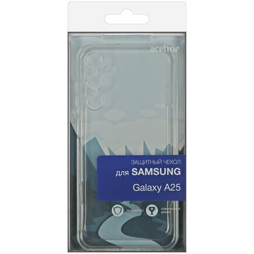 Купить Накладка  Aceline Silicone для Samsung Galaxy A25 прозрачный  5442288. Характеристики, отзывы и цены в Донецке
