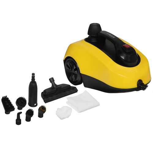 Купить Пароочиститель Kitfort КТ-9137-3 желтый  9047292. Характеристики, отзывы и цены в Донецке