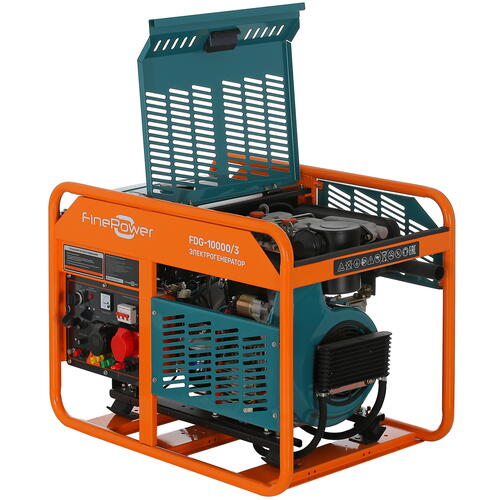 Купить Электрогенератор  дизельный  FinePower FDG-10000/3  5403382. Характеристики, отзывы и цены в Донецке