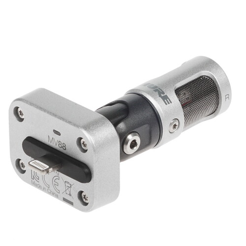 Купить Микрофон Shure Motiv MV88 серебристый  1327392. Характеристики, отзывы и цены в Донецке