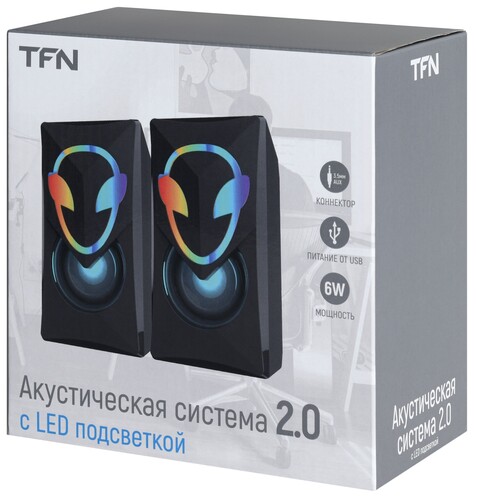 Купить Колонки TFN BS13-10 черный  5634131. Характеристики, отзывы и цены в Донецке