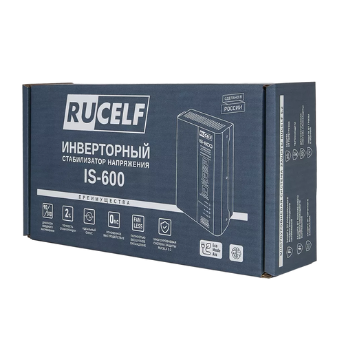 Купить Стабилизатор напряжения RUCELF IS-600  9147033. Характеристики, отзывы и цены в Донецке
