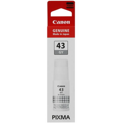 Купить Чернила водорастворимые Canon GI-43 GY серый  4827169. Характеристики, отзывы и цены в Донецке