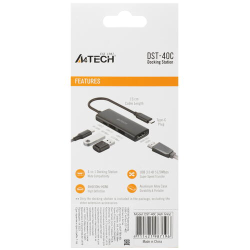 Купить Док-станция A4Tech DST-40C  5424270. Характеристики, отзывы и цены в Донецке