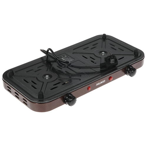 Купить Плита компактная электрическая Centek CT-1509 коричневый  8156555. Характеристики, отзывы и цены в Донецке