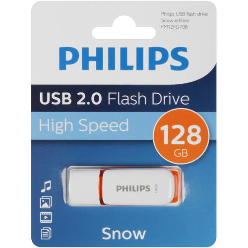 Купить Память USB Flash 128 ГБ Philips SNOW2.0 [FM12FD70B/97]  5462999. Характеристики, отзывы и цены в Донецке
