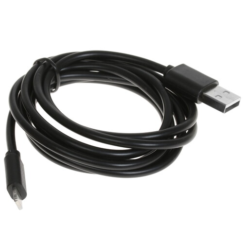 Купить Кабель круглый FinePower Lightning 8-pin - USB 2.0 Type-A черный  1610306. Характеристики, отзывы и цены в Донецке