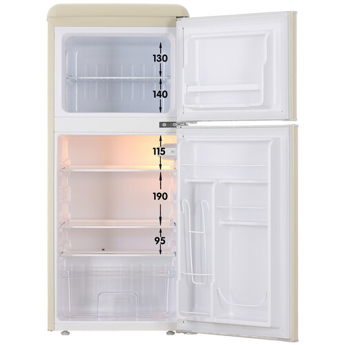 Купить Холодильник компактный   Tesler RT-132 бежевый  9057383. Характеристики, отзывы и цены в Донецке