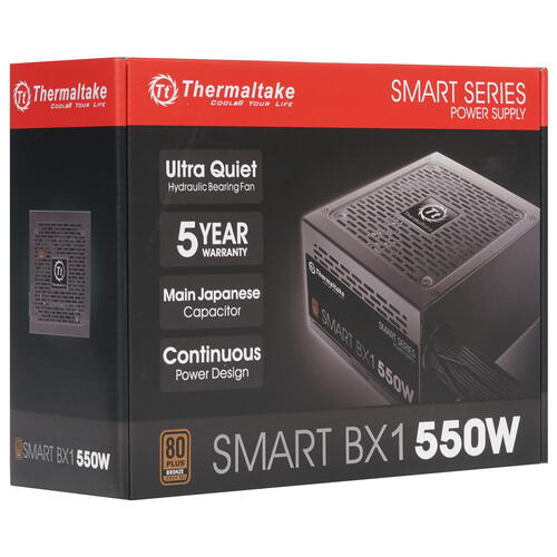 Купить Блок питания Thermaltake Smart BX1 550W  1341209. Характеристики, отзывы и цены в Донецке