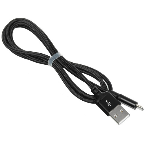 Купить Кабель круглый Hoco micro USB - USB 2.0 Type-A черный 1 м  5470812. Характеристики, отзывы и цены в Донецке