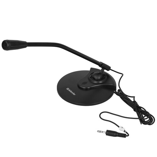 Купить Микрофон Defender MIC-117 черный  5361554. Характеристики, отзывы и цены в Донецке