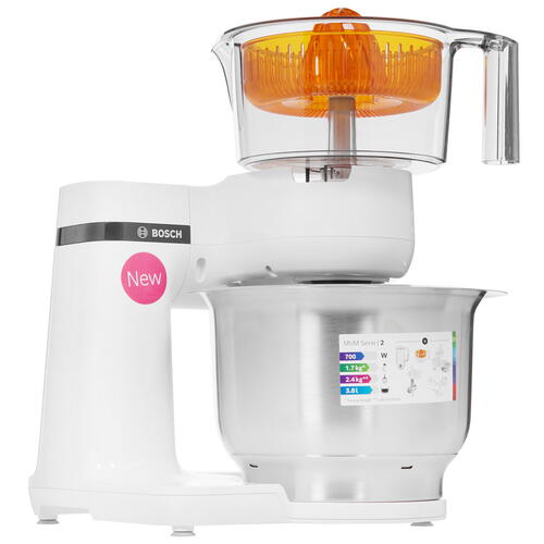 Купить Кухонная машина Bosch MUM Serie | 2 MUMS2EW40 белый  8197064. Характеристики, отзывы и цены в Донецке