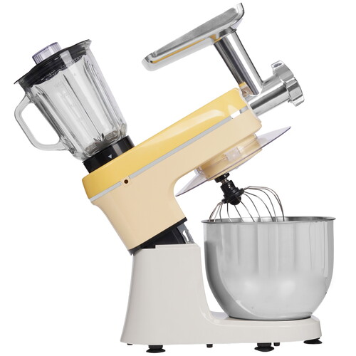 Купить Кухонная машина Kitfort КТ-3468 желтый  9161516. Характеристики, отзывы и цены в Донецке