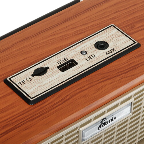 Купить Радиоприемник Ritmix RPR-111 коричневый  9201112. Характеристики, отзывы и цены в Донецке