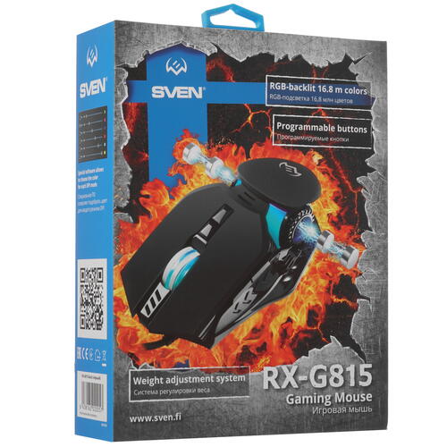 Купить Мышь проводная SVEN RX-G815  4788249. Характеристики, отзывы и цены в Донецке