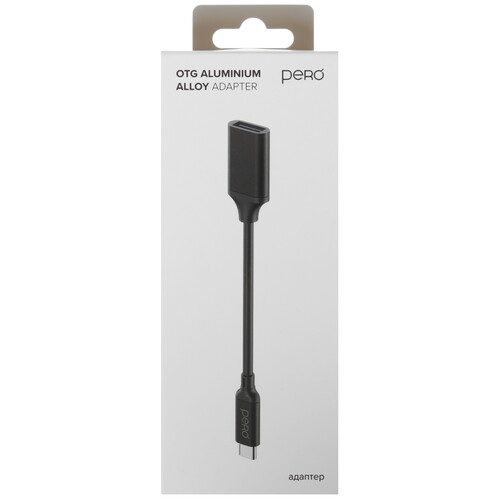 Купить OTG-кабель PERO черный  5474199. Характеристики, отзывы и цены в Донецке