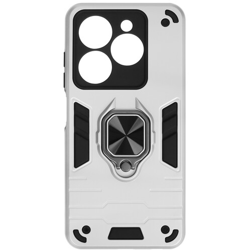 Купить Накладка  DF для Tecno SPARK 20/ SPARK Go 2024/ Infinix SMART 8/ HOT 40i серебристый/черный  5466997. Характеристики, отзывы и цены в Донецке