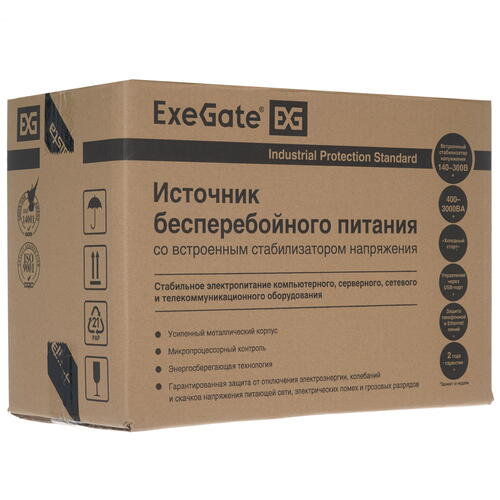 Купить ИБП ExeGate SpecialPro Smart LLB-1000.LCD.AVR.C13.RJ.USB  5400557. Характеристики, отзывы и цены в Донецке