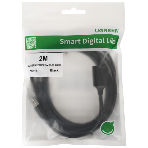 Купить Кабель Ugreen USB 2.0 Type-A - USB 2.0 Type-A  4714169. Характеристики, отзывы и цены в Донецке