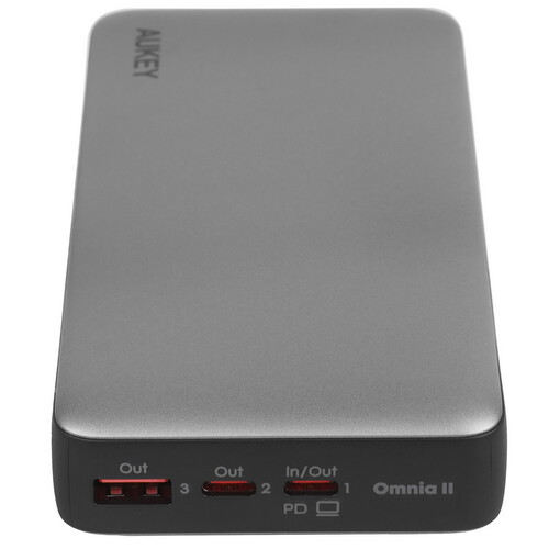 Купить Портативный аккумулятор Aukey PB-Y43 серый  5600107. Характеристики, отзывы и цены в Донецке