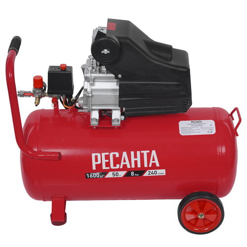 Купить Компрессор поршневой масляный Ресанта КП-50/240М  9944761. Характеристики, отзывы и цены в Донецке