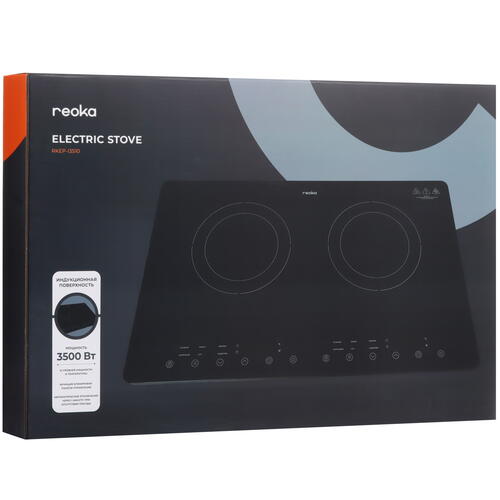 Купить Плита компактная электрическая Reoka RKEP-I3510 черный  9013495. Характеристики, отзывы и цены в Донецке