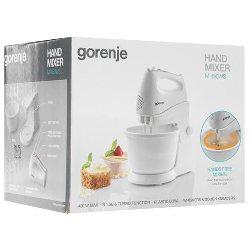 Купить Миксер Gorenje M450WS белый  8144908. Характеристики, отзывы и цены в Донецке