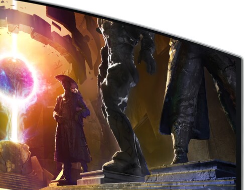 Купить 34" Смарт-монитор Samsung Odyssey G8 G85SD S34DG852SI серебристый  5614307. Характеристики, отзывы и цены в Донецке