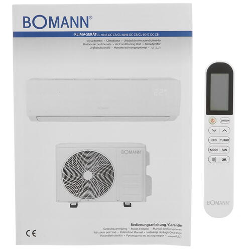 Купить Кондиционер настенный сплит-система Bomann CL 6045 QC CB белый  9903196. Характеристики, отзывы и цены в Донецке