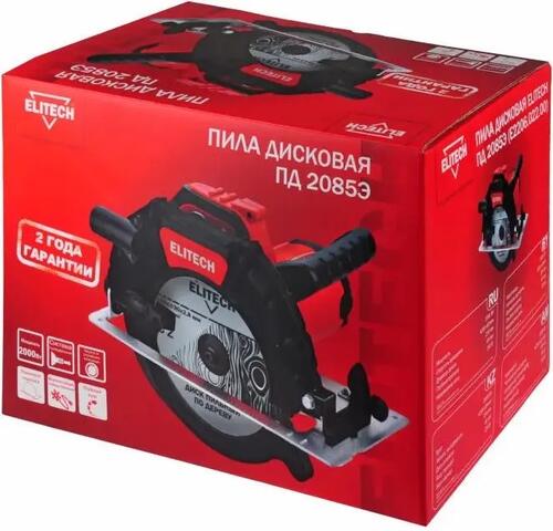 Купить Пила дисковая Elitech ПД 2085Э  9079167. Характеристики, отзывы и цены в Донецке
