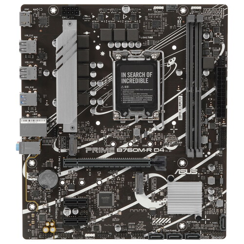 Купить Материнская плата ASUS PRIME B760M-R D4  5453701. Характеристики, отзывы и цены в Донецке