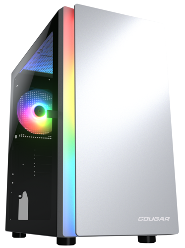 Купить Корпус Cougar Purity RGB [CGR-5PC4W-RGB] белый  4883282. Характеристики, отзывы и цены в Донецке