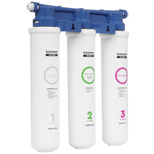 Купить Проточный питьевой фильтр Барьер Эксперт Слим Жесткость  5633173. Характеристики, отзывы и цены в Донецке