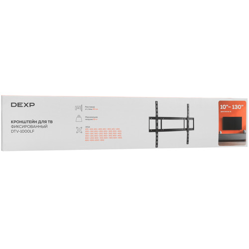 Купить Кронштейн для ТВ DEXP DTV-1000LF черный  9332763. Характеристики, отзывы и цены в Донецке