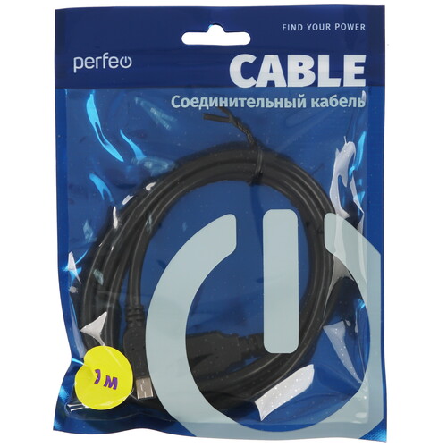 Купить Кабель Perfeo USB 2.0 Type-A - mini USB  9173140. Характеристики, отзывы и цены в Донецке