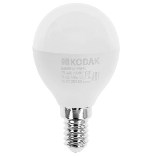 Купить Лампа светодиодная Kodak LED P45-11W-865-E14  5417543. Характеристики, отзывы и цены в Донецке