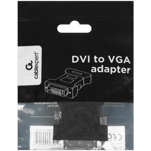 Купить Переходник однонаправленный Cablexpert DVI-I - VGA  5452186. Характеристики, отзывы и цены в Донецке