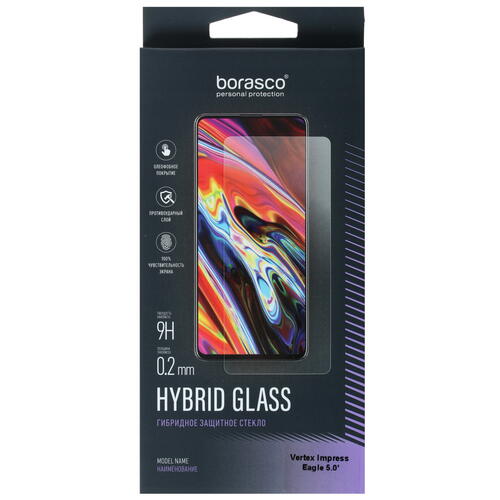 Купить Защитное гибридное стекло BoraSCO для экрана Vertex Impress Eagle  4874569. Характеристики, отзывы и цены в Донецке