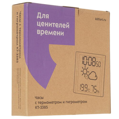Купить Термогигрометр Kitfort КТ-3385  9095146. Характеристики, отзывы и цены в Донецке