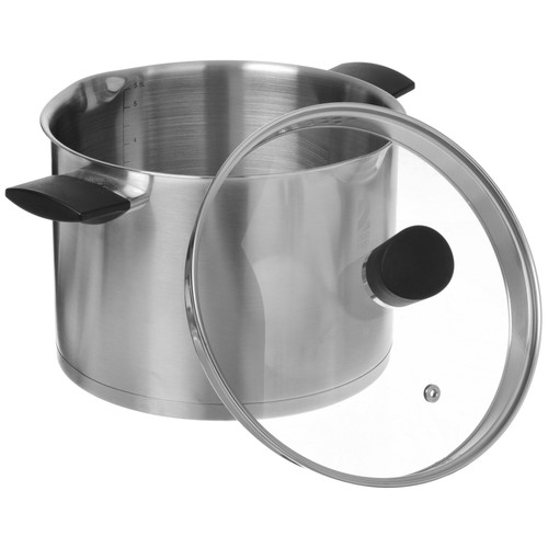 Купить Кастрюля OneTwo Amber O3SC60 6 л 22 см серебристый  9259550. Характеристики, отзывы и цены в Донецке
