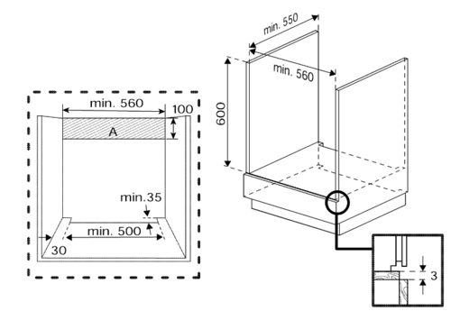 Купить Электрический духовой шкаф Indesit IFE 3644 BL черный  9987777. Характеристики, отзывы и цены в Донецке
