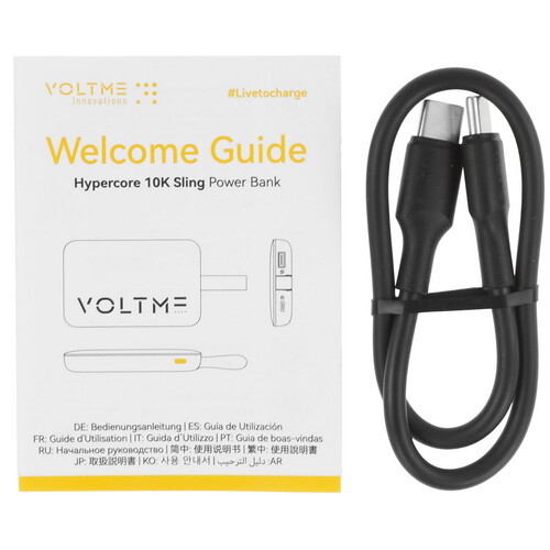 Купить Портативный аккумулятор VOLTME Hypercore 10K Sling серый  9211046. Характеристики, отзывы и цены в Донецке