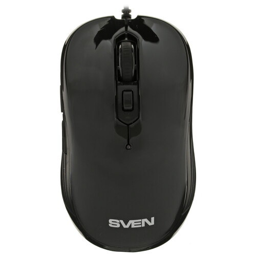 Купить Мышь проводная SVEN RX-520S Silent [SV-017637] черный  1363362. Характеристики, отзывы и цены в Донецке