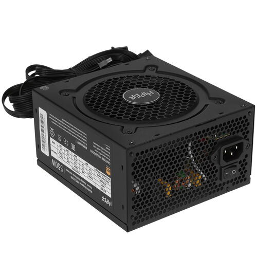 Купить Блок питания HIPER HPB-550D [HPB-550D] серый  9940668. Характеристики, отзывы и цены в Донецке