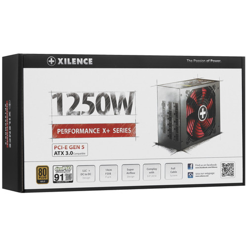 Купить Блок питания Xilence Performance X+ XN178 1250W [XP1250MR9.2] черный  5431779. Характеристики, отзывы и цены в Донецке